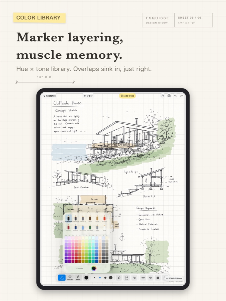 Marker color library